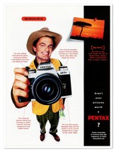 Pentax ZX-5N Camera Masai Mara Sunset Vintage 1998 Full-Page Print Magaz... - $9.70