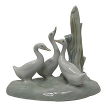 Vintage Lladro Goose Geese Duck Figurine NAO Porcelain Small Animals Spain - £32.50 GBP