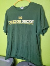 University Of Oregon Ducks Tee Shirt UO Big Logo Delta Green Med/large - $22.94