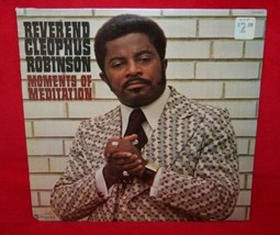 REVEREND CLEOPHUS ROBINSON Moments Of Meditation LP Sealed 1974 BLACK GO... - $240.75 MXN