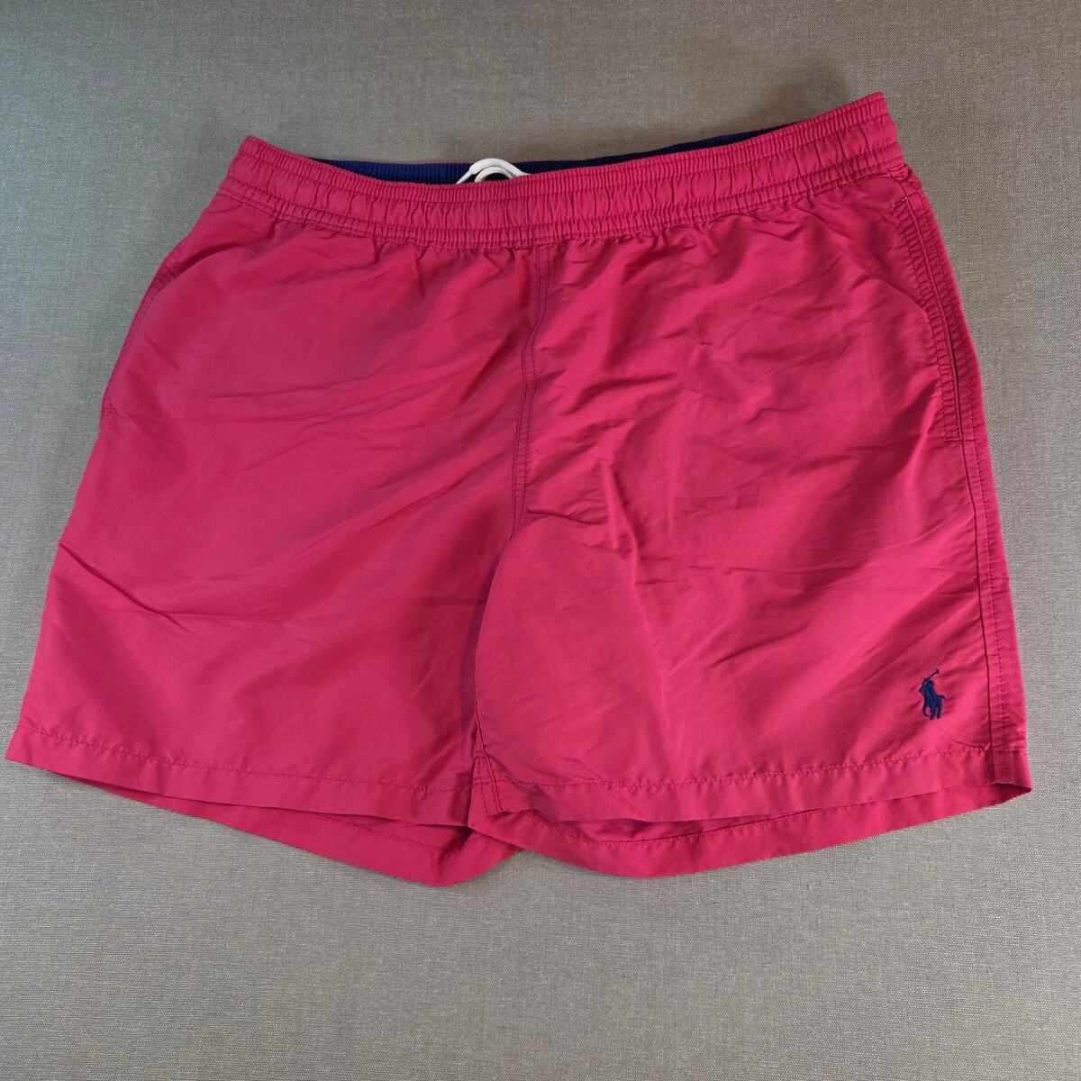 Polo Ralph Lauren Pink Swim Trunks Men’s L Nylon Mesh Lining Taiwan - $29.19