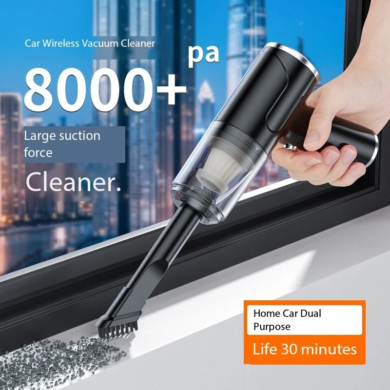 Portable Car Wireless Cleaner 8000PA Car Vacuum Cleaner Mini Cleaning Ma... - £17.05 GBP