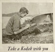 1923 Kodak Brownie Camera Advertisement Film Ephemera 14 x 8&quot; Hornets - €17,21 EUR