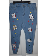 Women&#39;s Jeans Tom &amp; Jerry Mouse Size 36X26  Cartoon Characters - £14.47 GBP