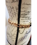MSRP $33 I.n.c. Smooth Belt with Chain-Link Detail Black Size Small - $19.48 CAD