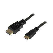 Startech.Com HDMIACMM1 1FT Mini Hdmi To Hdmi Cable M/M High Speed Mcro Hdmi Adap - £30.43 GBP