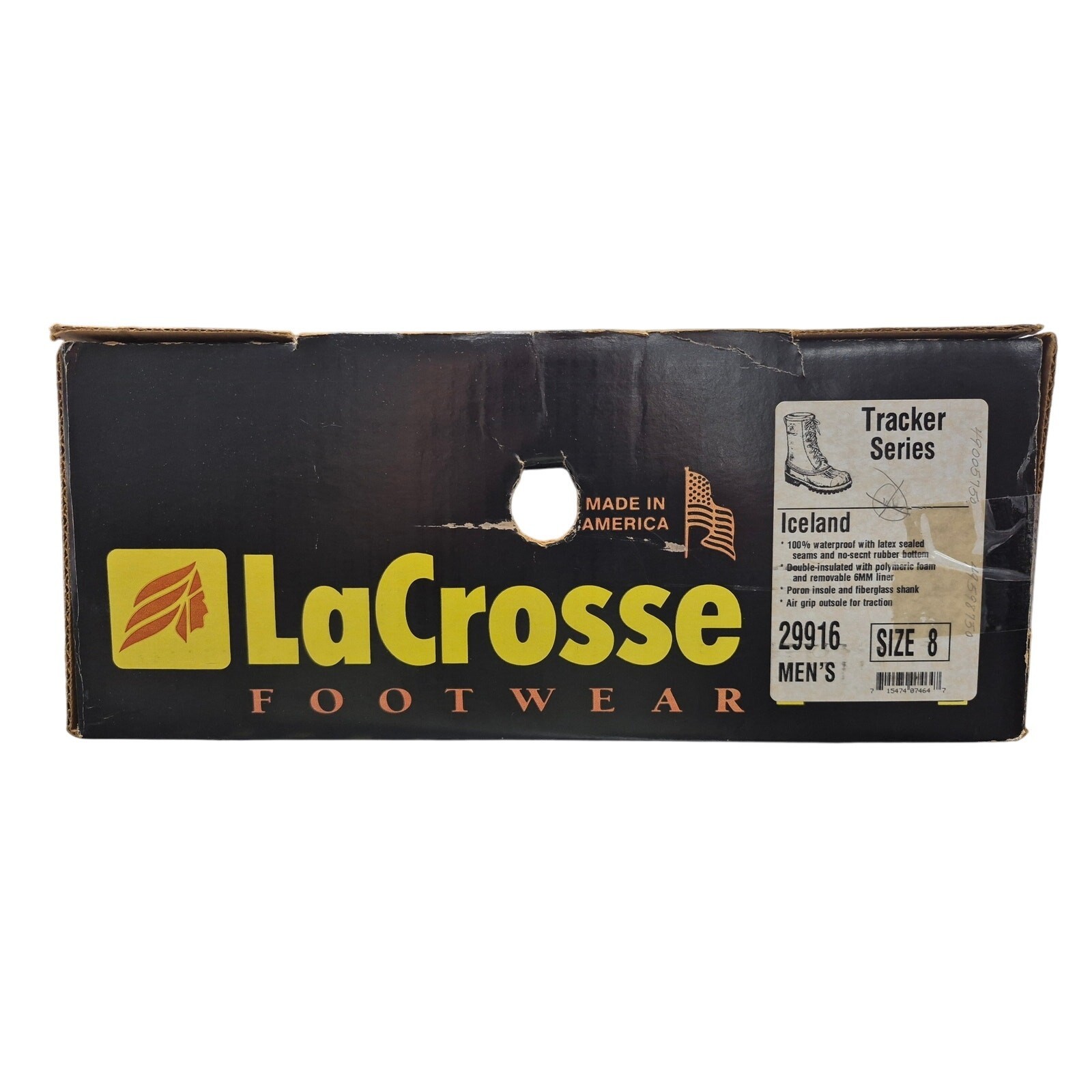 NWT 80s 90s VTG LaCrosse Tracker Series Iceland 29916 Waterproof Boots Sz 8 Item image 3