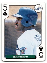 1992 Bicycle Rookies #5 Eric Young    Los Angeles Dodgers Baseball Card ID:62063 - $1.96