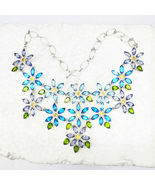 Exclusive MULTI GEMSTONE Necklace, Birthstone Necklace, 925 Sterling Silver Neck - £493.59 GBP