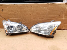04-09 Lexus RX330 RX350 Halogen Headlight Lamps Set L&R POLISHED image 1