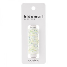 Cosmo Hidamari Sashiko Variegated Thread 30 Meters Yellow Green - $6.31