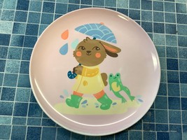 Spring Pink Bunny Plastic Plate - £5.56 GBP