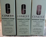 3 X Clinique Moisture Surge Hydro-Infused Lotion Travel .24oz each = .72... - $7.87