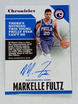 2017-18 Panini Chronicles Markelle Fultz RC Rookie AUTO #/49 - £91.92 GBP