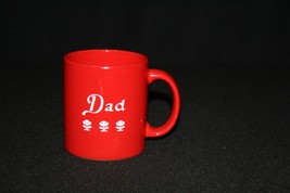 VTG Waechtersbach German Father/Birthday Dad Red White Coffee Shaving Mu... - $24.95