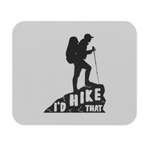 Personalized Mouse Pad with I&#39;d Hike That Design - Rectangle, Durable, Smooth Gl - £10.70 GBP