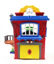 VINTAGE 2010 Marvel Hasbro Spiderman Green Goblin Bank Heist Playset - £39.51 GBP