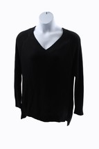 Women Sweater New Directions Women Cable Knitted V Neck Sweater Size M B... - $17.81