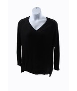 Women Sweater New Directions Women Cable Knitted V Neck Sweater Size M B... - $339.09 MXN