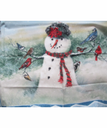 Fabric Giordano Panel &quot;Winter Friends&quot; Snowman Deer Bunny Bear Fox $8.95... - $12.55 CAD