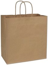 Kraft Paper Shoppers 13 x 7 x 13, 250 Bags - $151.00
