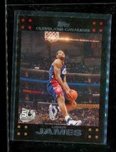 Cleveland Cavaliers 2007-08 Topps 50th Anniversary LeBron James #23 Basketball - £6.18 GBP