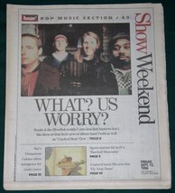 HOOTIE &amp; THE BLOWFISH SHOW NEWSPAPER SUPPLEMENT VINTAGE 1996 - £20.02 GBP