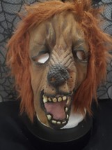 Vintage Adult Lion Deluxe Latex halloween  mask betta Products Inc new Beast Fur - £11.87 GBP