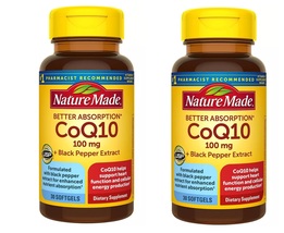 Nature Made CoQ10 Better Absorption 100mg 30 Tablets Exp 12/23 Pack 2 - $19.99