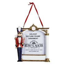 Nutcracker Soldier Picture Frame Christmas Tree Ornament A1115 New - $16.72