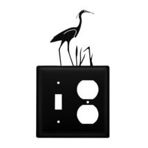 Village Wrought Iron Heron Switch &amp; Outlet Cover - £20.43 GBP
