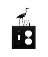 Village Wrought Iron Heron Switch &amp; Outlet Cover - £20.74 GBP