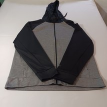 Russell Dri-Power 360 Men&#39;s Gray &amp; Black Drawstring Hoodie Sweatshirt L ... - €10,07 EUR