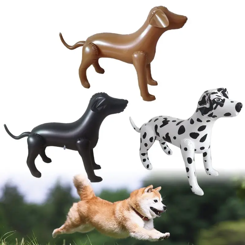 21in Inflatable Dog Toy Party Props Puppy Pool Toy for Boys Teens Funny Children - £14.57 GBP