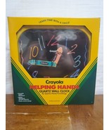 Crayola Clock Helping Hands Quartz Wall Clock Kids 1993 Spartus Home Vntg - $84.11