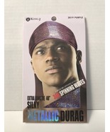 M&amp;M KING J SILKY &#39;2019 PURPLE&#39; METALLIC DURAG EXTRA LONG TIE 40&quot; - €2,57 EUR