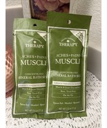 (2) VILLAGE NATURALS THERAPY Muscle Mineral Bath Soak-NEW! - €4,32 EUR