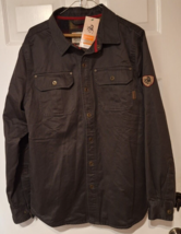 Legendary Whitetails Journeyman Jacket Waxed Flannel Lined Shirt Medium New Tags - £36.25 GBP