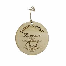 Worlds most Awesome Cook - Ornament - £11.51 GBP