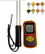 Portable digital Grain  Moisture Humidity Meter temperat Tester brand new - $63.86