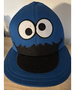 Sesame Street Cookie Monster Trucker Hat Blue With Eyes and Big Mouth Si... - $234.31 MXN