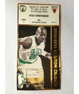 Ray Allen Boston Celtics VS Chicago Bulls NBA 2010-11 Ticket Stub 12-3-2010 - £12.41 GBP