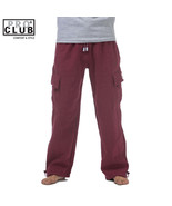Pro Club Men&#39;s Heavyweight Fleece Cargo Sweatpants Maroon(Burgundy) - $59.99+