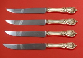 Monticello by Lunt Sterling Silver Steak Knife Set 4pc Large Texas Sized... - $404.91