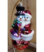 Christopher Radko 2002 SNOW IN LOVE Retired Glass Christmas Ornament 6.5 in - £100.66 GBP