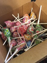 Assorted Variety DUM DUMS Lollipops Pops Suckers - 50 COUNT BOXED BULK C... - £11.81 GBP
