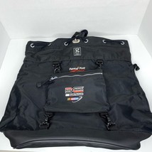 Gear for Sports NASCAR Large Black Sling Backpack Drawstring Travel Carry Bag - £23.45 GBP
