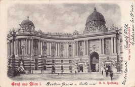 Wien Vienna Austria~K K HOFBURG~1905 Max Jaffe Photo Postcard - £5.05 GBP