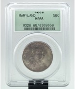 1934 Maryland 50C Commemorative Half Dollar Graded by PCGS as MS66! Old ... - $395.44