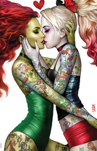 12x18 Inch Art Print Nathan Szerdy SIGNED DC Comics ~ Harley Quinn &amp; Poison Ivy - £20.34 GBP